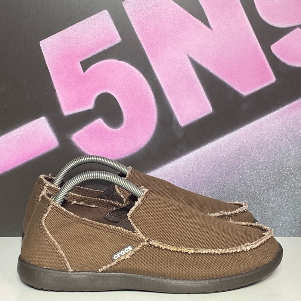 CROCS Brown Loafers & Slip-Ons